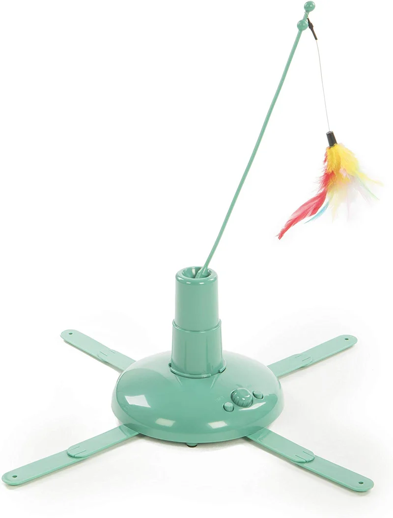 SmartyKat Loco! Juguete móvil para gatos automatizado para actividades