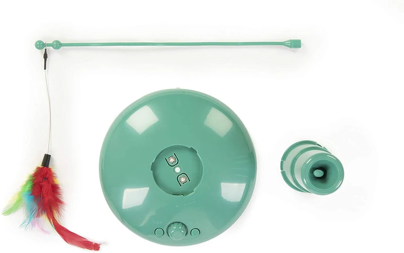 SmartyKat Loco! Juguete móvil para gatos automatizado para actividades