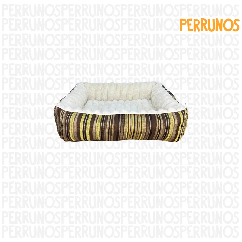Cama Rectangular a Rayas
