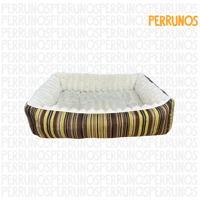 Cama Rectangular a Rayas