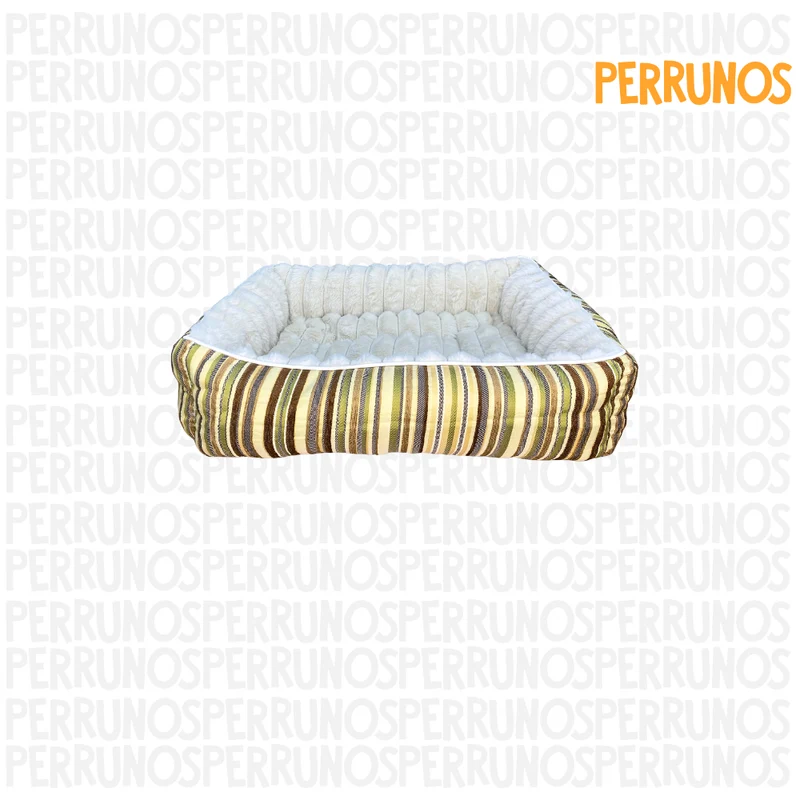 Cama Rectangular a Rayas