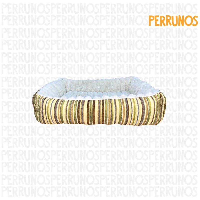 Cama Rectangular a Rayas