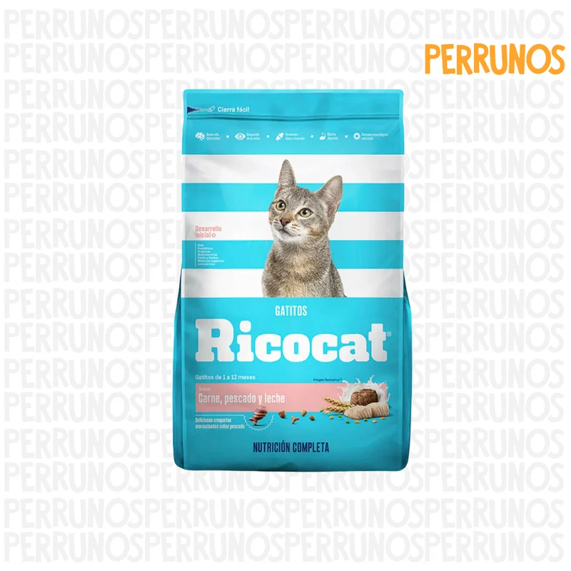 Ricocat Gatitos Carne, Pescado y Leche 1 KG