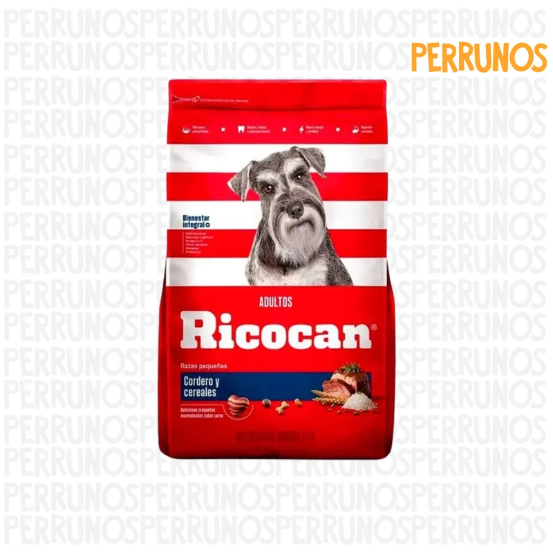 Ricocan Adultos Cordero y Cereales Razas Pequeñas 1 kg