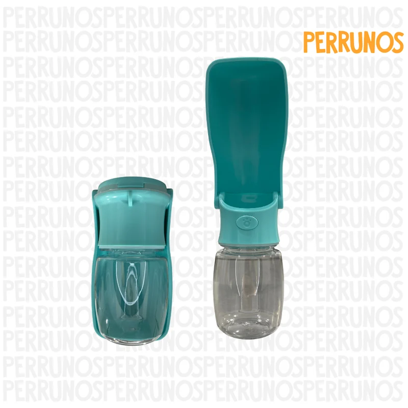 Botella de Agua Portátil para Perros Plegable