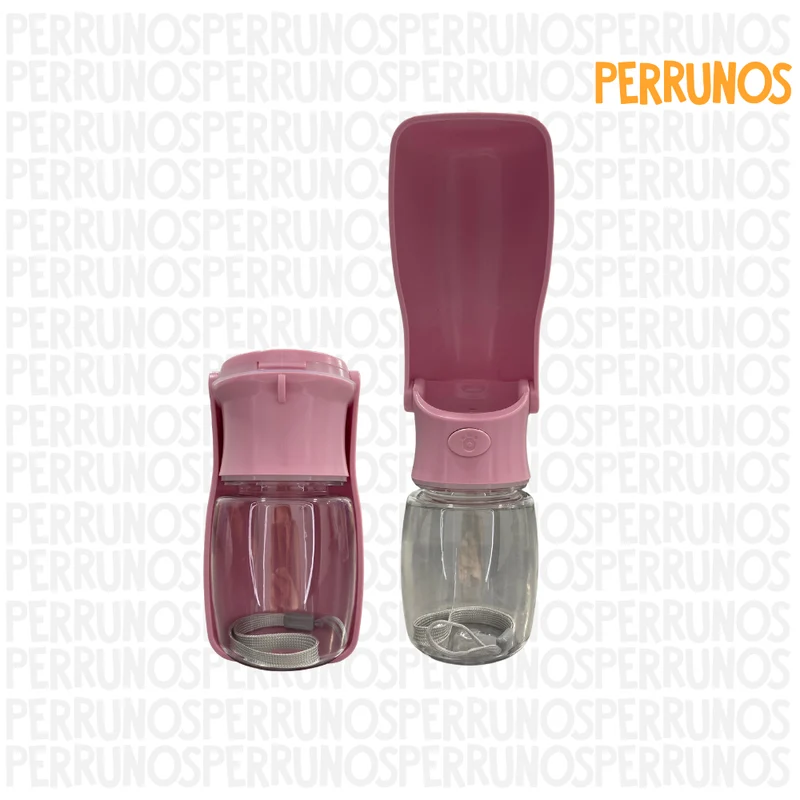 Botella de Agua Portátil para Perros Plegable
