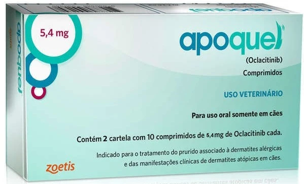 Apoquel Cães 5,4 mg x20 Comprimidos
