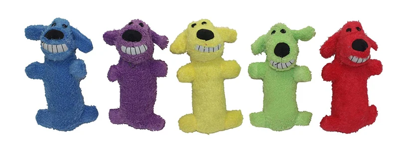 Multipet International Original Loofa perro Mini 6 pulgadas perro juguete (varios colores)
