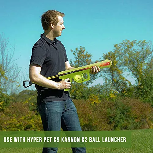 Hyper Pelotas de tenis para perros [Juguetes seguros para perros para ejercicio y entrenamiento] (bolas de tenis para perros de colores brillantes, fácil de localizar)