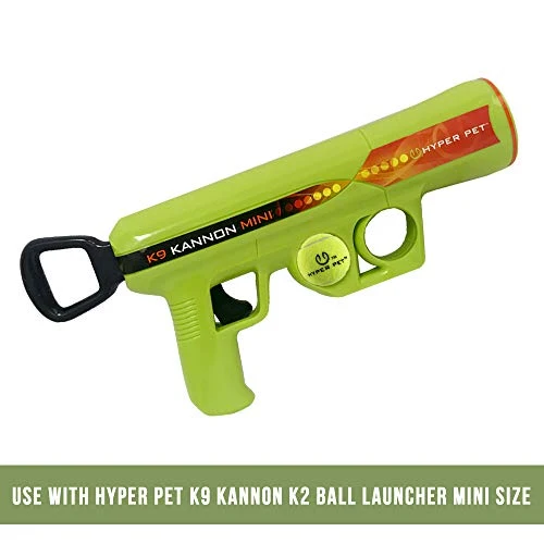 Hyper Pelotas de tenis para perros [Juguetes seguros para perros para ejercicio y entrenamiento] (bolas de tenis para perros de colores brillantes, fácil de localizar)