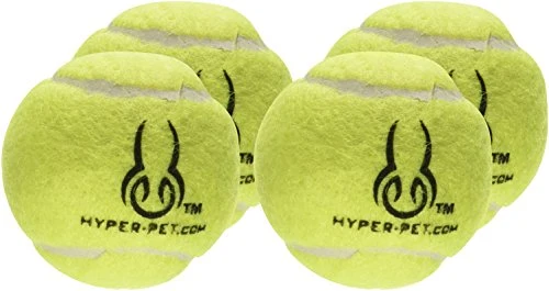Hyper Pelotas de tenis para perros [Juguetes seguros para perros para ejercicio y entrenamiento] (bolas de tenis para perros de colores brillantes, fácil de localizar)