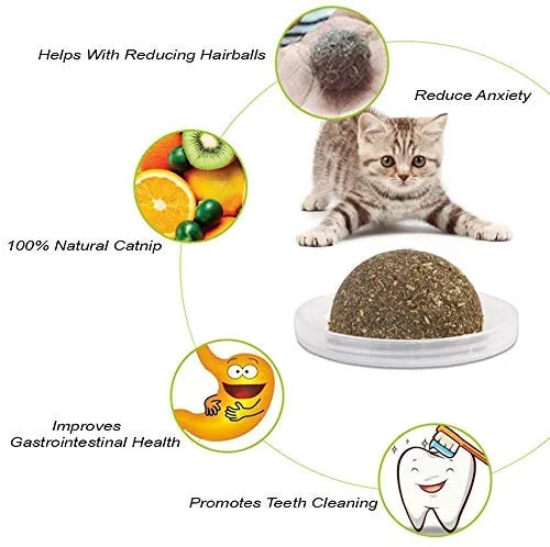 Octlang - Bola adhesiva de pared para gato 100% natural
