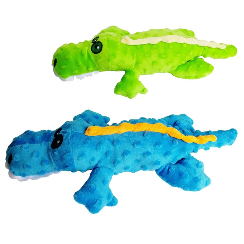 goDog Dragons with Chew Guard Technology Durable Durable Plush Squeaker Dog Toy
