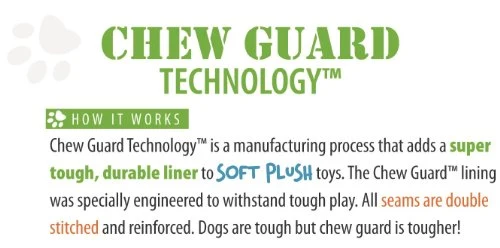 goDog Dragons with Chew Guard Technology Durable Durable Plush Squeaker Dog Toy