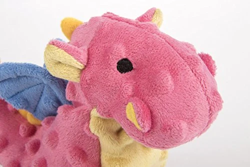 goDog Dragons with Chew Guard Technology Durable Durable Plush Squeaker Dog Toy