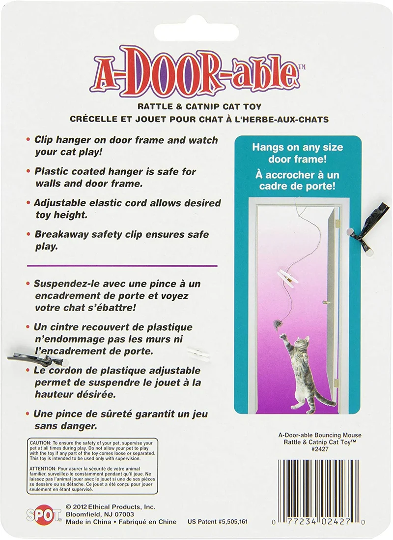SPOT A-Door-Able Bouncing Mouse Juguete para gato