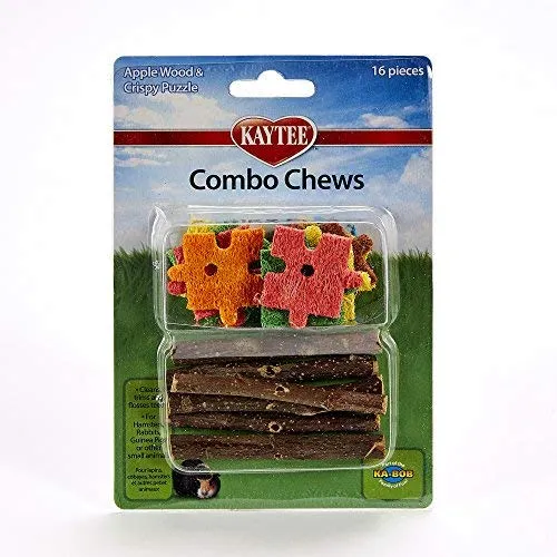 Kaytee Combo Chews, Apple Wood y Crispy Puzzle