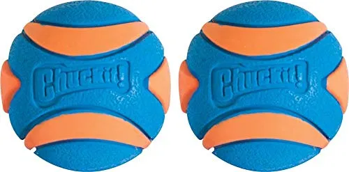 CHUCKIT Pelota ultra chirriadora para perros pequeños, pequeña