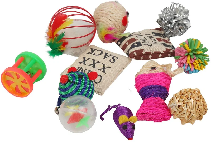 Paquete con juguetes para gatos variados, de Fashion's Talk, 20 piezas