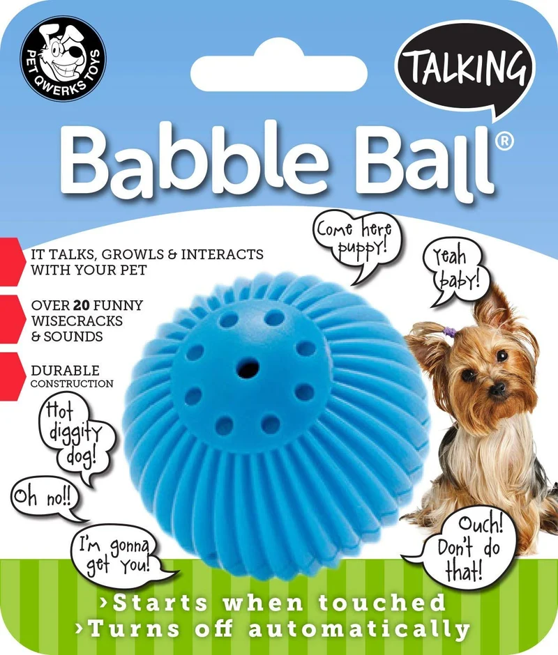 Pet Qwerks Talking - Pelota para perro
