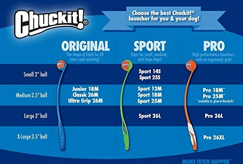 ¡Chuckit! Lanzador deportivo de pelotas para perro.