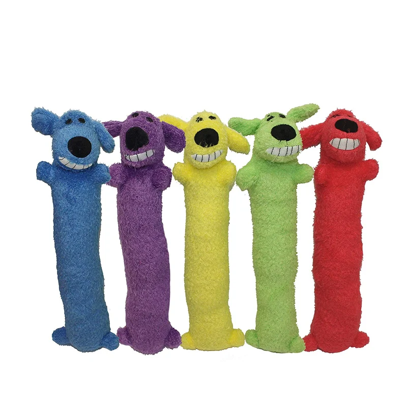 Perro de peluche Loofa, los colores pueden variar