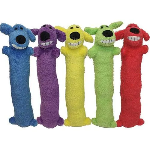 Perro de peluche Loofa, los colores pueden variar