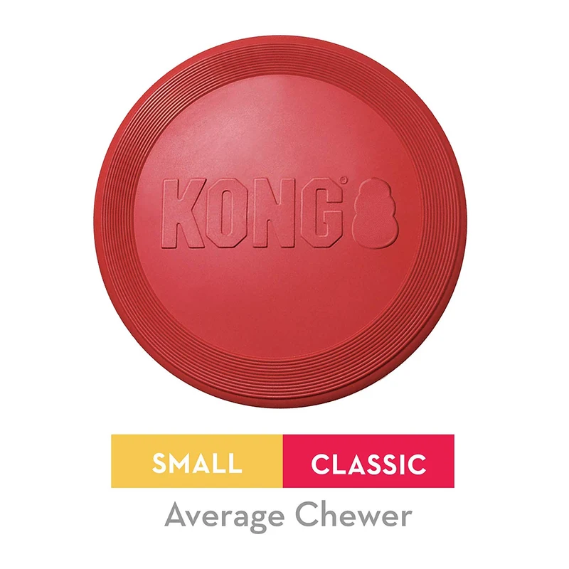 Kong - Flyer - Disco volador de goma durable juguete para perro