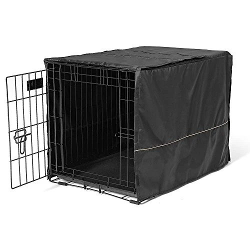 Midwest Quiet Time - Funda para jaula de perro, color negro