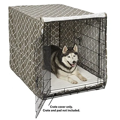 Midwest Quiet Time - Funda para jaula de perro, color negro