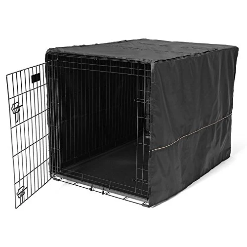 Midwest Quiet Time - Funda para jaula de perro, color negro