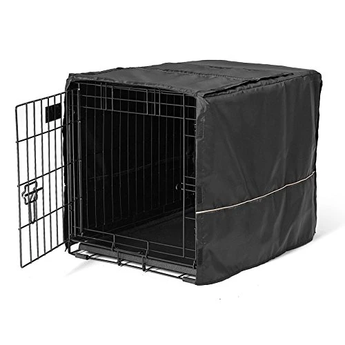 Midwest Quiet Time - Funda para jaula de perro, color negro