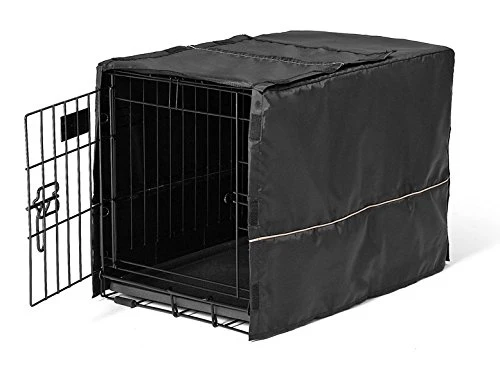 Midwest Quiet Time - Funda para jaula de perro, color negro