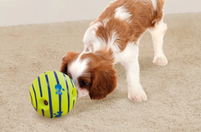 Perro de juguete, Wobble WAG Giggle Balón, M, Verde