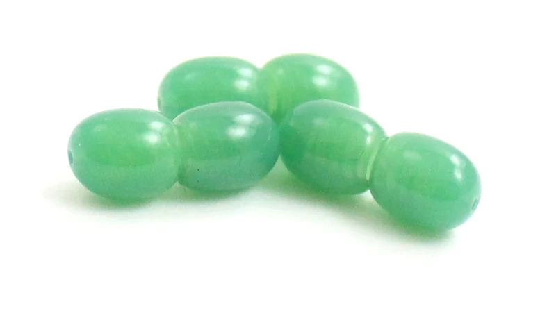 10 piezas de coloridos cierres pulidos con tornillos para joyería de ámbar