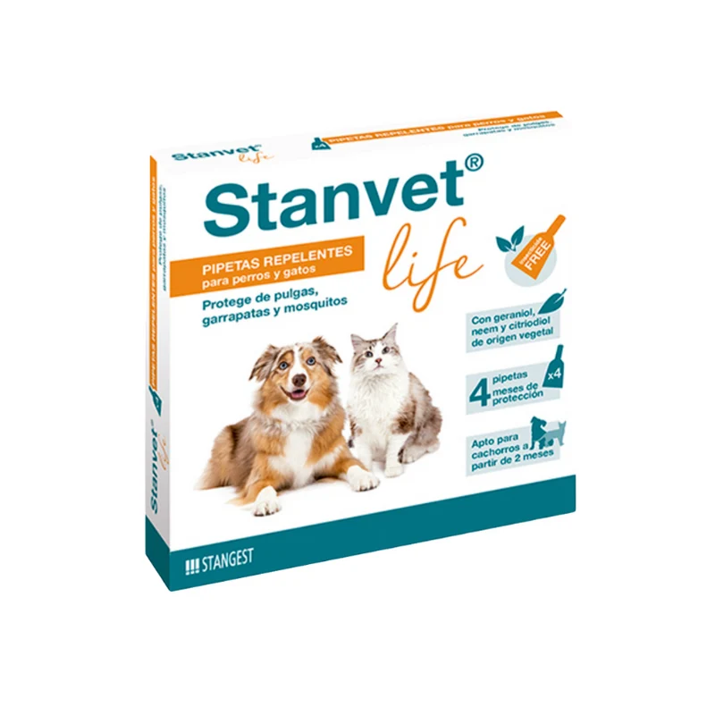 Pipetas Repelentes Stanvet Life - 4uds