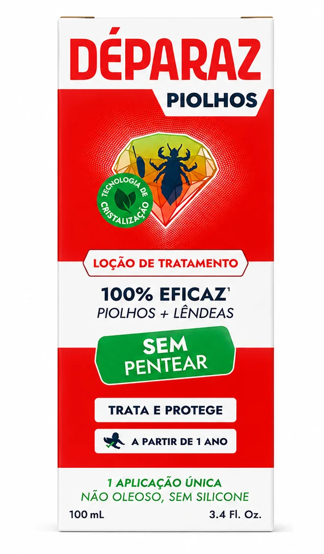 Déparaz Loção de Tratamento Piolhos 100mL – Piolhos & Lêndeas