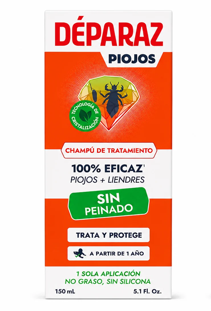 Déparaz Champô de Tratamento Piolhos 150mL – Piolhos & Lêndeas