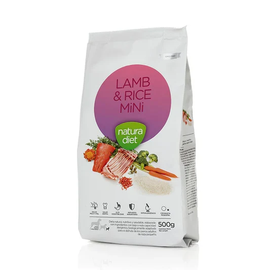 Natura Diet - Lamb & Rice Mini (razas pequeñas) 3kg