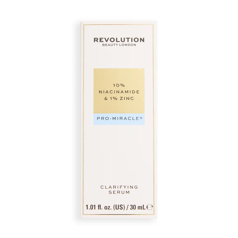 Revolution Pro Miracle 10% Niacinamide 1% Zinc Serum 30mL – Poros & Oleosidade