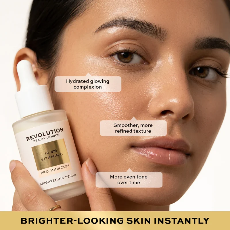 Revolution Pro Miracle 12.5% Vitamin C Serum 30mL – Luminosidade & Manchas