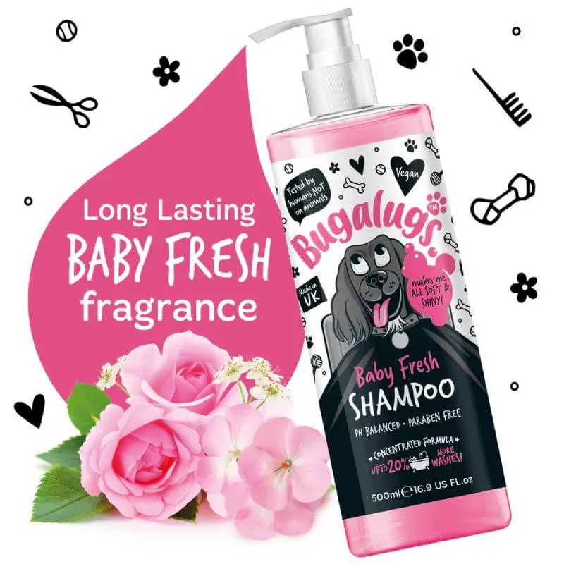 Bugalugs Baby Fresh Champô Cão 250mL – Eliminação de Odores