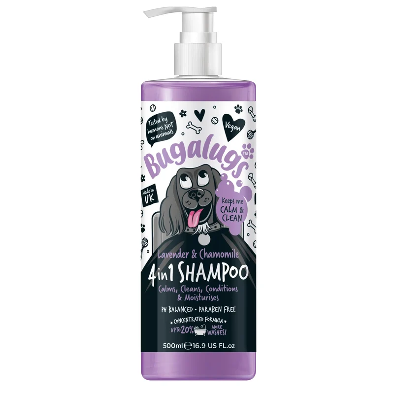 Bugalugs 4 em 1 Champô & Condicionador Cão 250mL – Ação Calmante