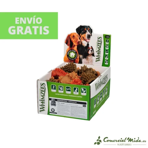 SNACKS WHIMZEES HEDGEHOG L Snacks Dental para Perros - 30UDS