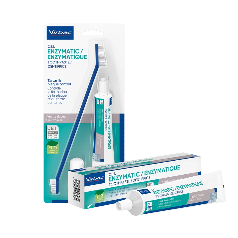 Pasta Dentífrica Enzimática C.E.T. para Perros y Gatos 70 g | Virbac