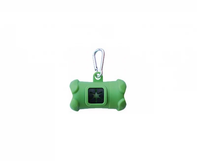 Dispensador de Bolsas Higiénicas para Perros Verde