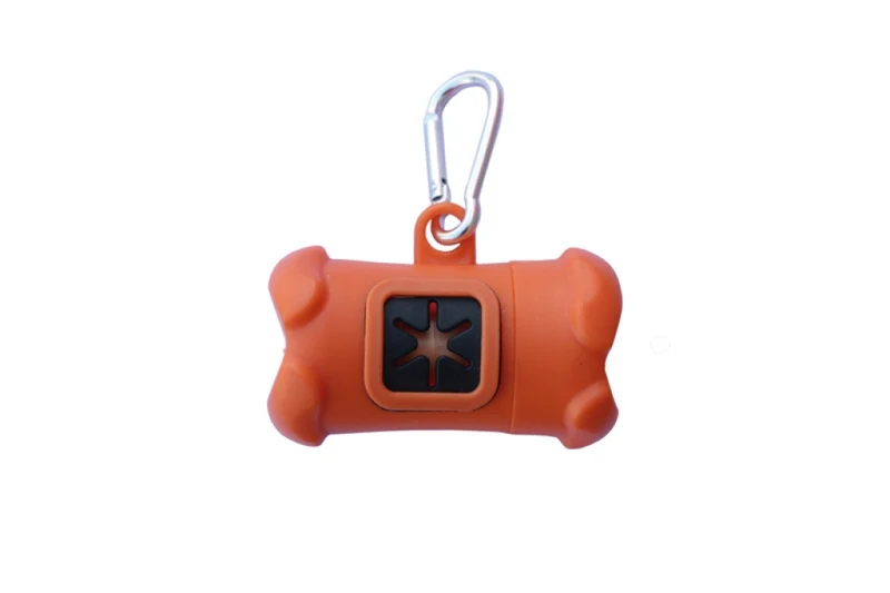 Dispensador de Bolsas Higiénicas para Perros Naranja Freedog