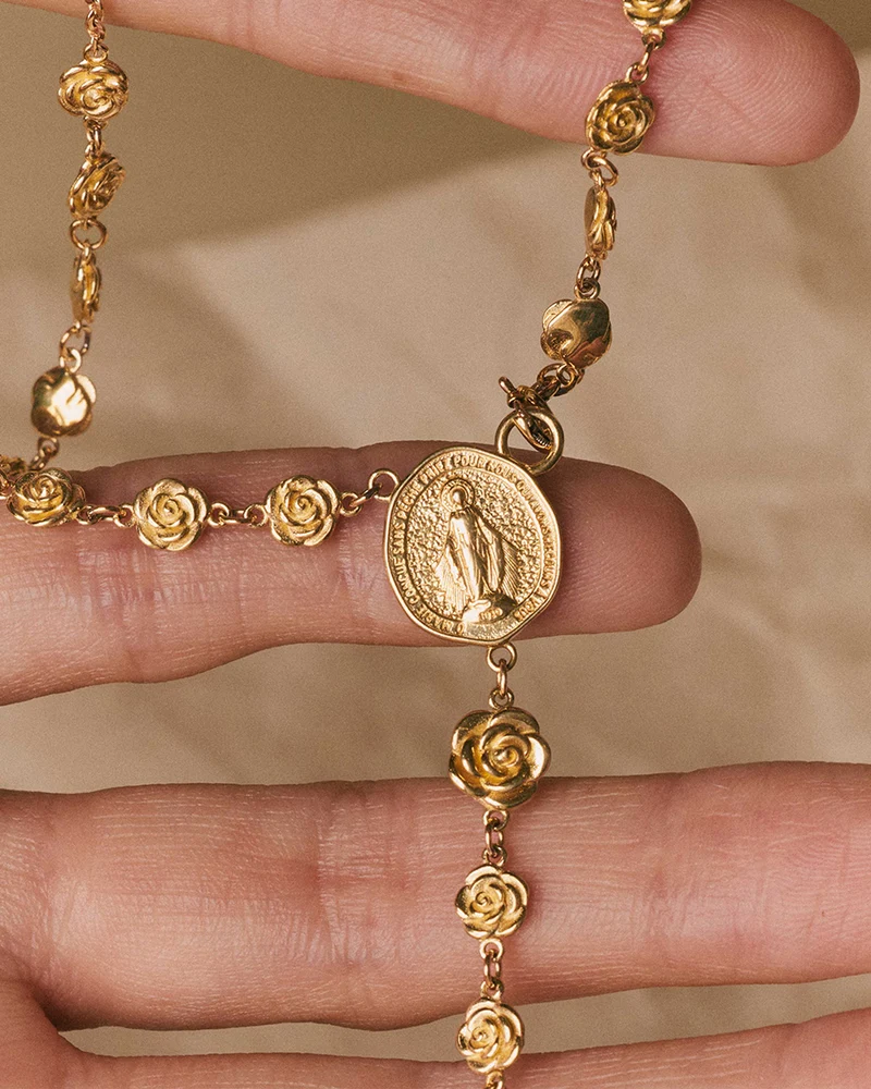 Rosario de Rosas M Rosas Virgen de la milagrosa
