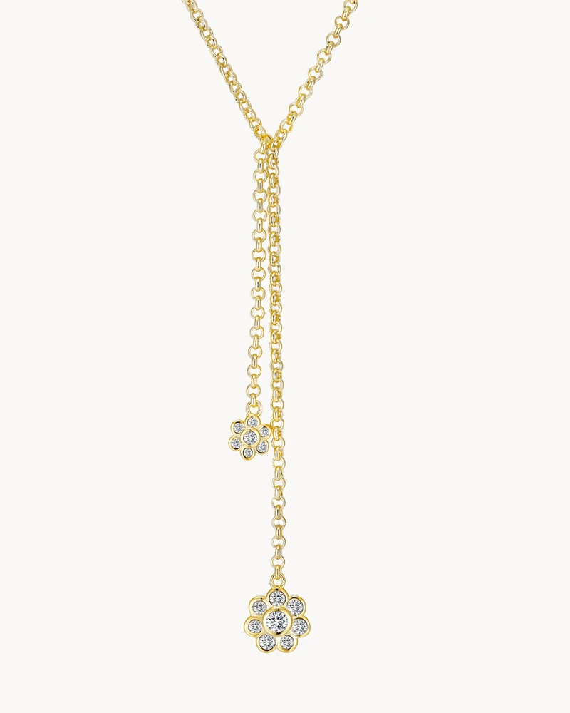 Collar Drop Doble Petalo