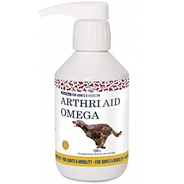 ArthriAid Omega 250 ml – Condroprotector Líquido con Glucosamina, Condroítina y MSM para Perros y Gatos | Swedencare